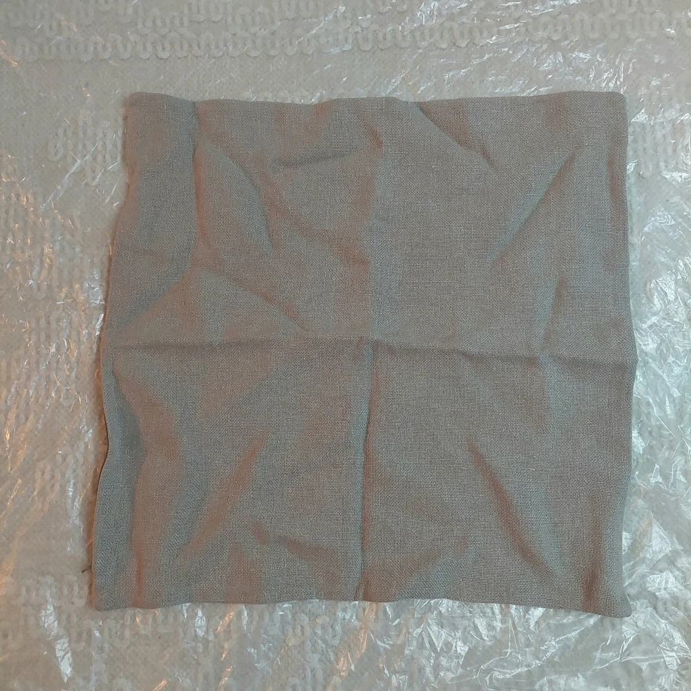 NWOT! Quince 100% Linen Brown Pillow Cover! 20" X 20" (M18)_2